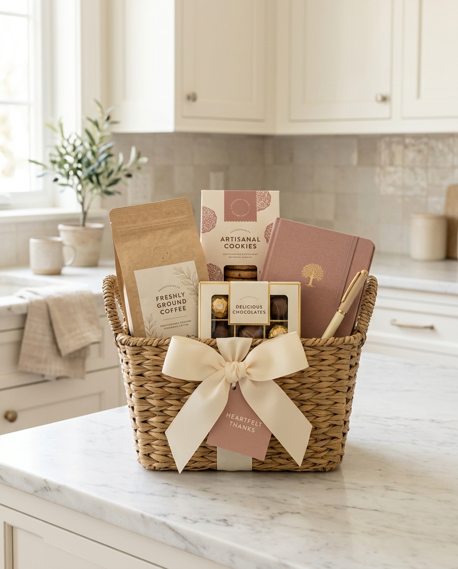 Coffee & Little Thoughts — gift basket by Anna's Gift Baskets